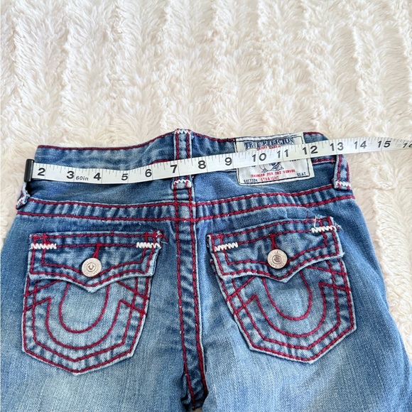True Religion Kids Blue Jeans Size 7 | Vintage Y2K Bootcut Denim - Picture 3 of 6